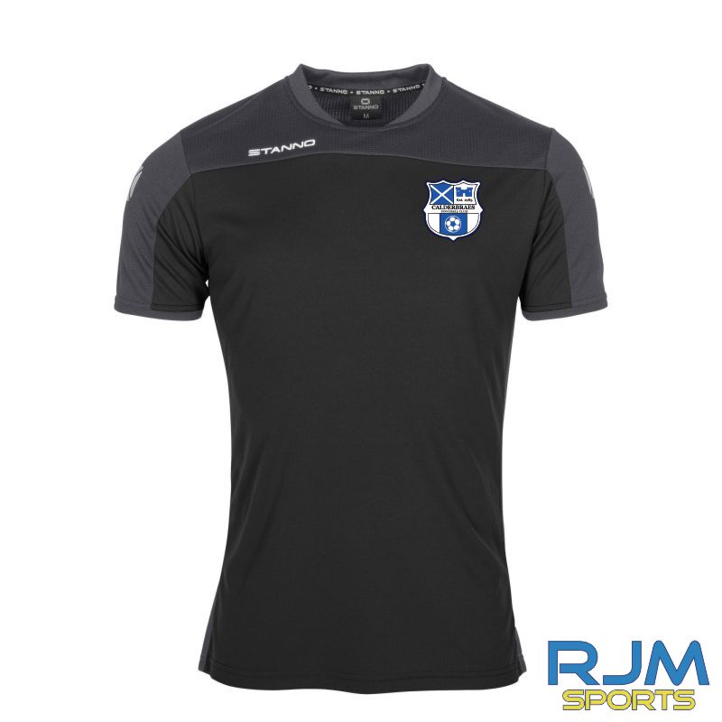 Calderbraes FC Stanno Pride Training T-Shirt Black/Anthracite