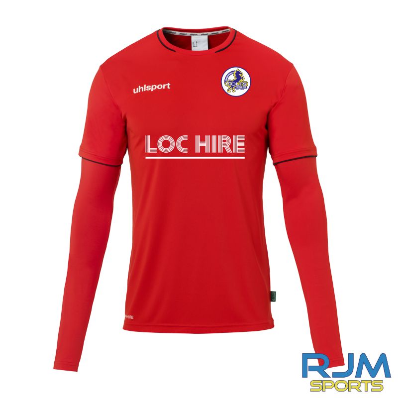 Cumbernauld Colts FC Home Uhlsport Save Goalkeeper Shirt Red