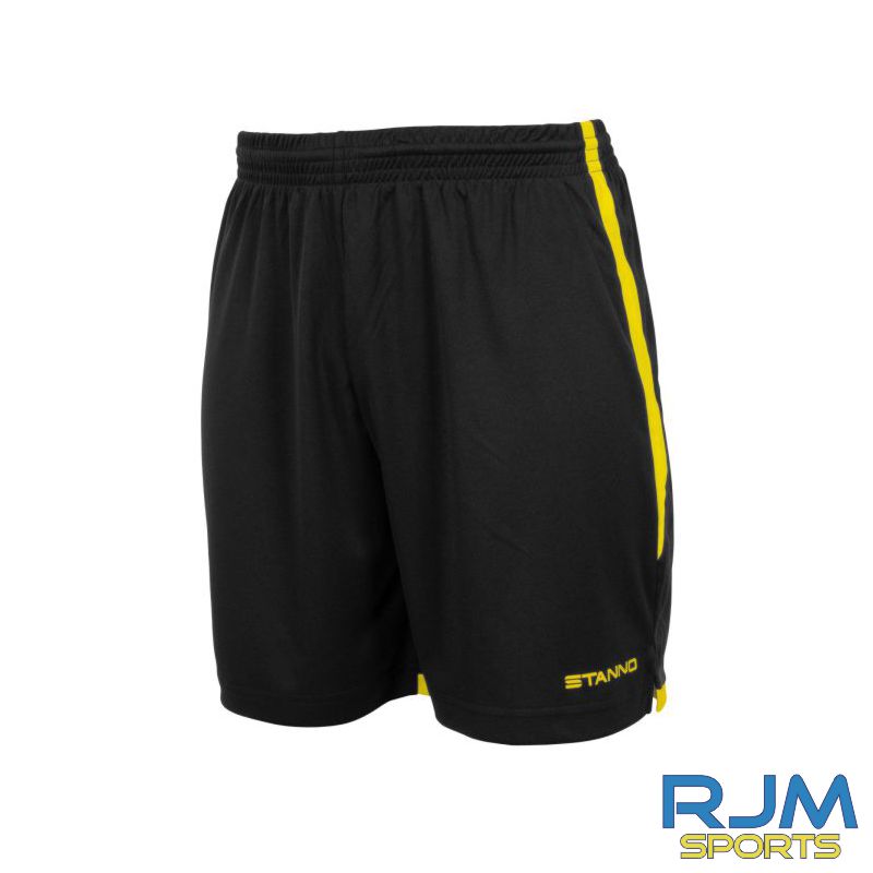 Templehall United Stanno Focus Home Shorts Black/Yellow