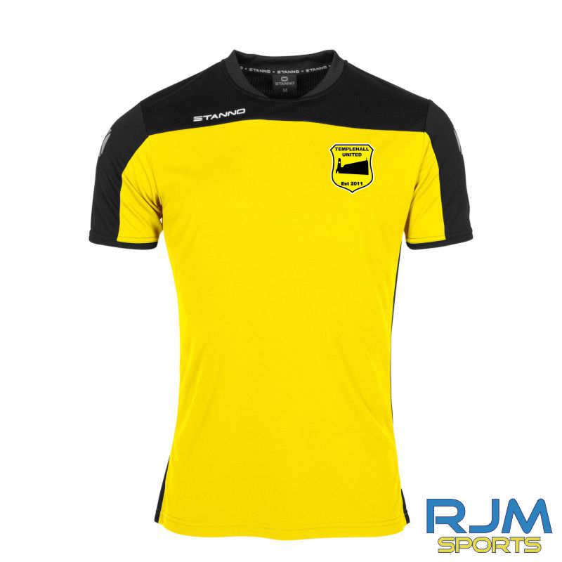 Templehall United Stanno Pride Training T-Shirt Yellow/Black