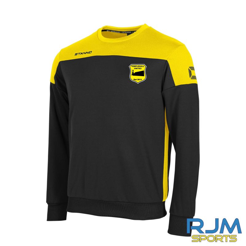 Templehall United Stanno Pride Round Neck Training Top Black/Yellow