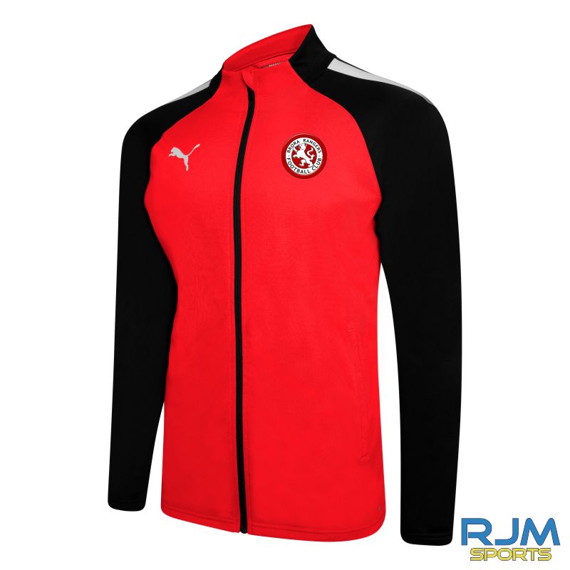 Brora Rangers FC Puma Team Liga Training Jacket Red/Black
