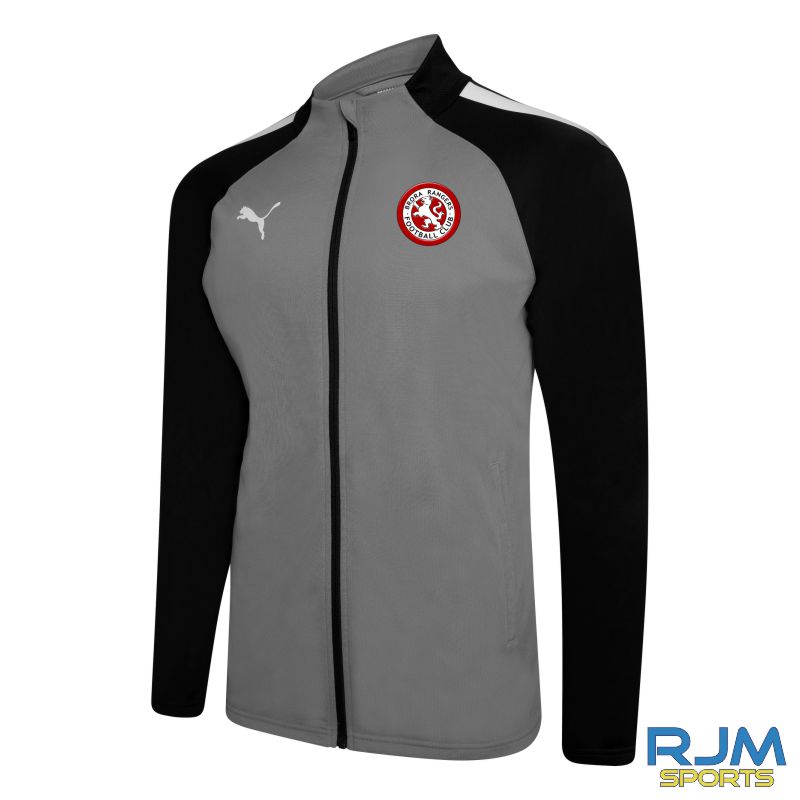 Brora Rangers FC Puma Team Liga Training Jacket Grey/Black