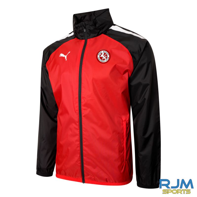 Brora Rangers FC Puma Team Liga All Weather Jacket Red/Black