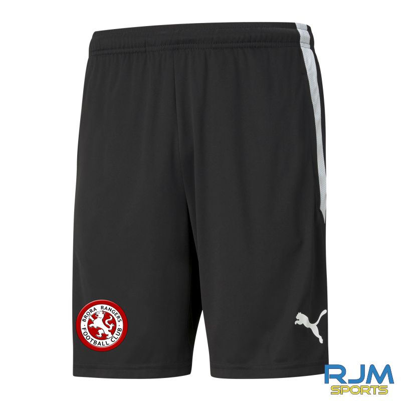 Brora Rangers FC Puma Team Liga Training Shorts Black