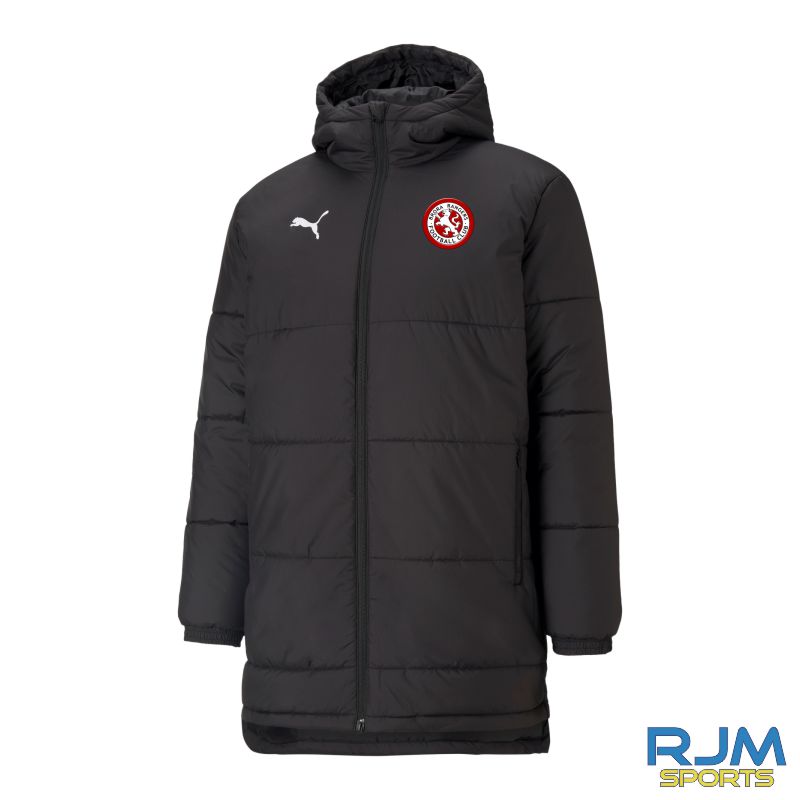 Brora Rangers FC Puma Team Bench Jacket Black