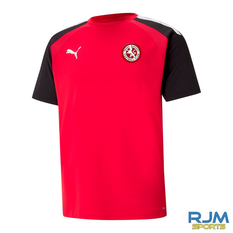 Brora Rangers FC Puma Team Pacer Shirt Red/Black