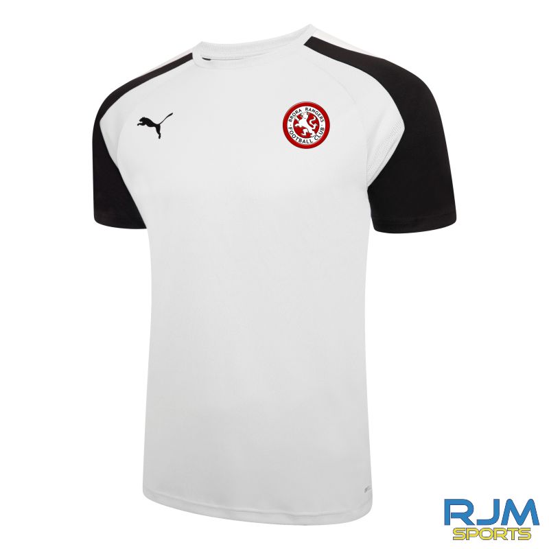 Brora Rangers FC Puma Team Pacer Shirt White/Black