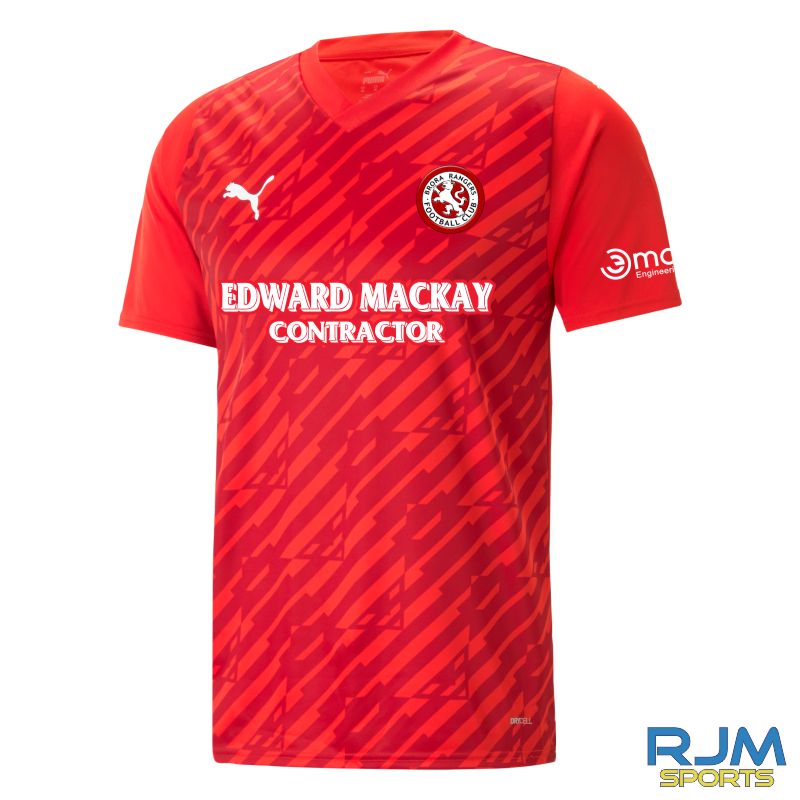 Brora Rangers FC Puma Team Cup Ultimate Home Jersey Red