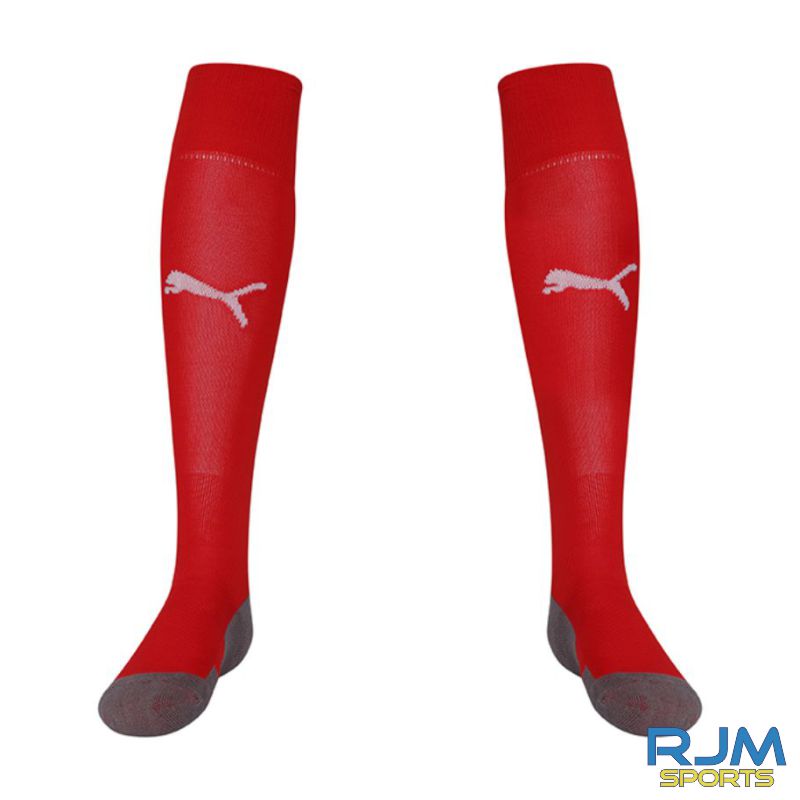 Brora Rangers FC Puma Liga Core Home Socks Red