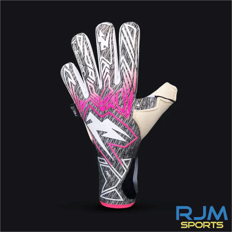 Kaliaaer Trilite Negative Goalkeeper Gloves Grey/White/Fluo Pink