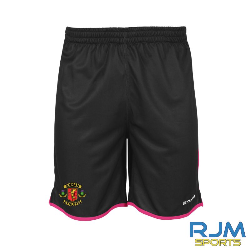Annan Athletic Ladies FC Stanno Altius Shorts Black Pink