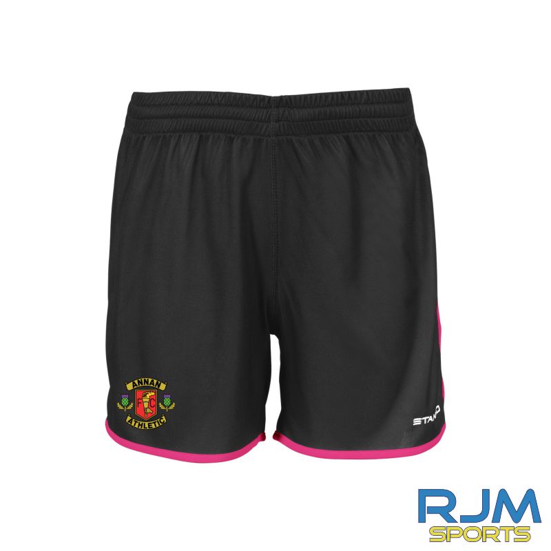 Annan Athletic Ladies FC Stanno Altius Women's Shorts Black Pink