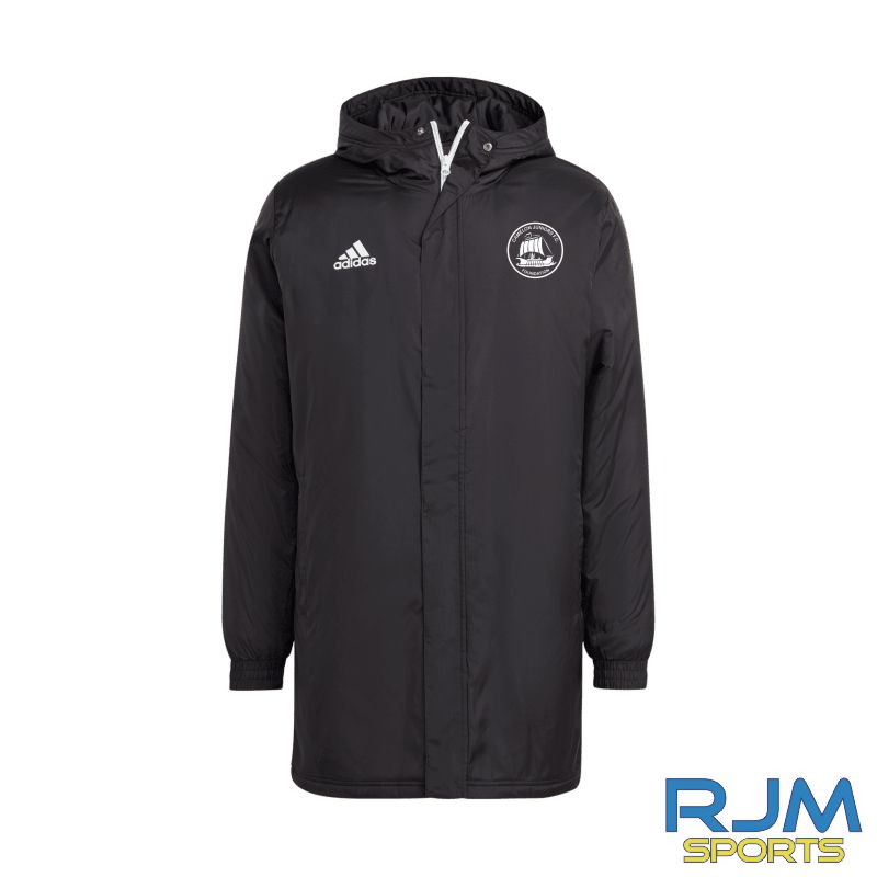 Camelon Juniors Foundation Coaches Adidas Entrada 22 Stadium Jacket Black