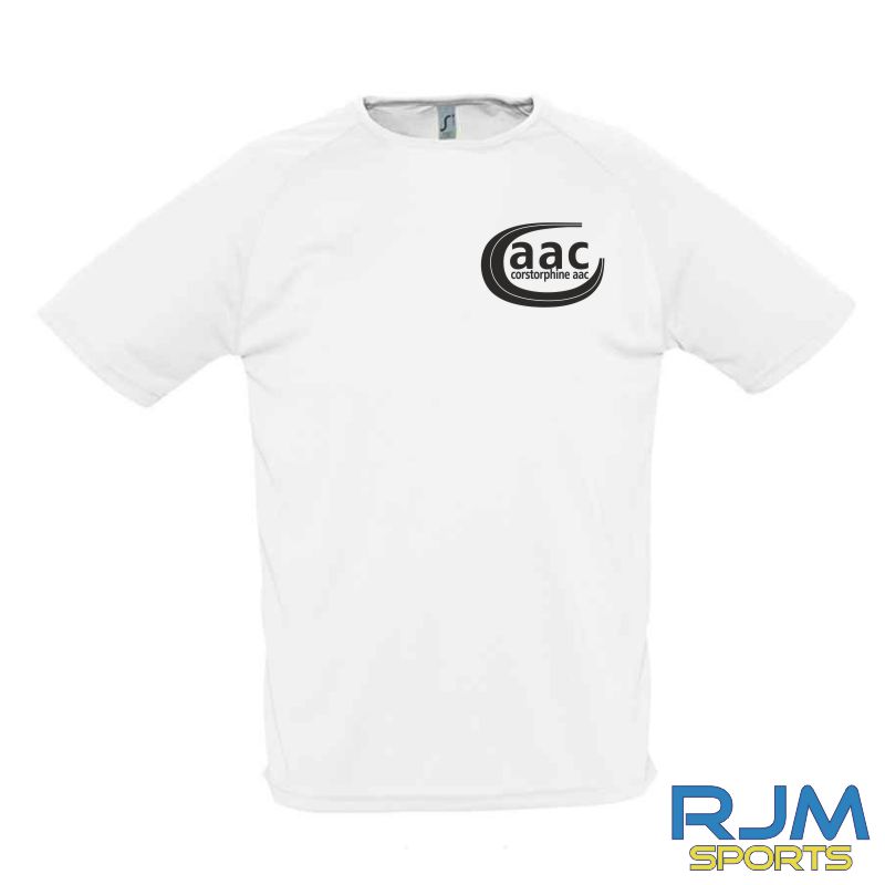 Corstorphine AAC SOL'S Sporty Performance T-Shirt White
