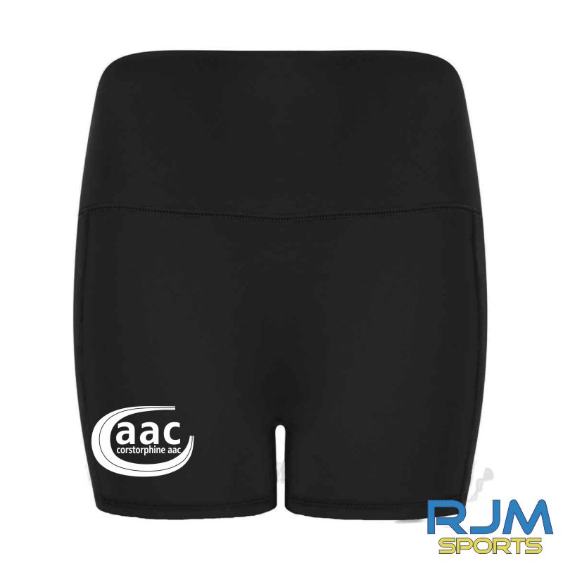 Corstorphine AAC Tombo Ladies Pocket Shorts Black