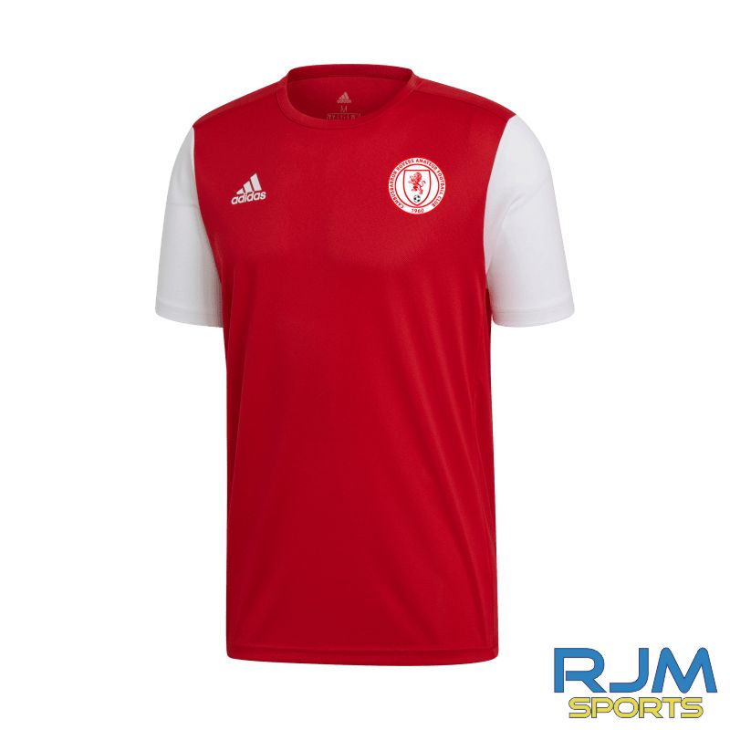 Cambusbarron Rovers FC Training Adidas Estro 19 Jersey Red/White