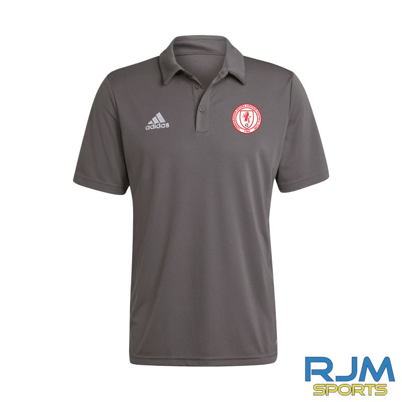Cambusbarron Rovers FC Coaches Adidas Entrada 22 Polo Grey