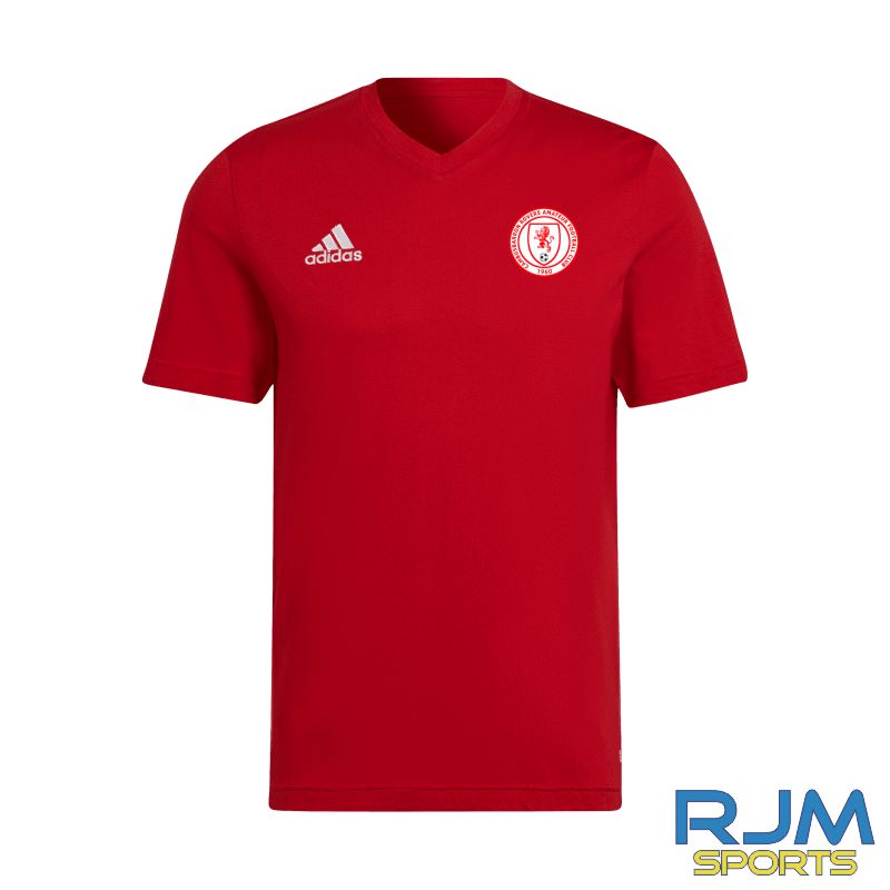Cambusbarron Rovers FC Adidas Entrada 22 Tee Red