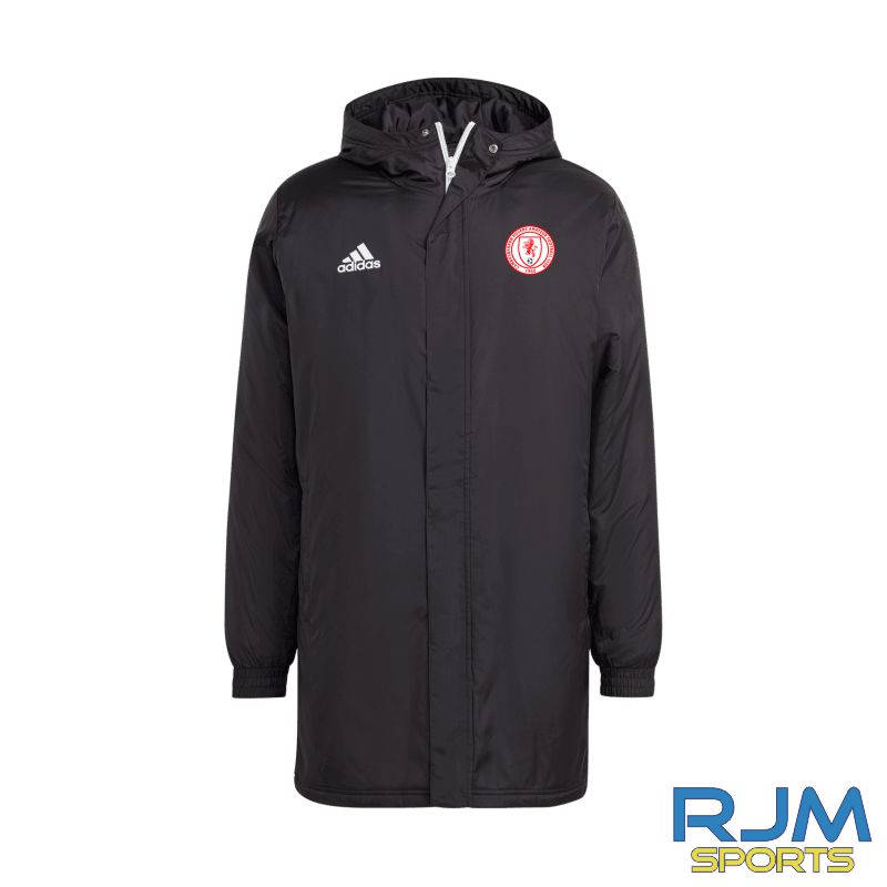 Cambusbarron Rovers FC Coaches Adidas Entrada 22 Stadium Jacket Black