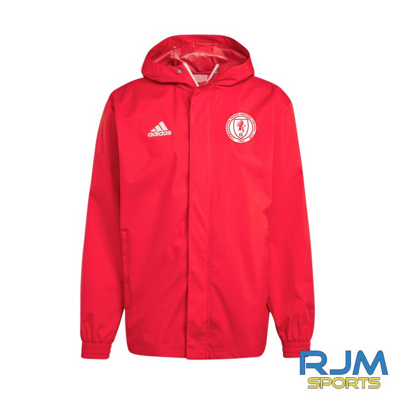 Cambusbarron Rovers FC Training Adidas Entrada 22 All Weather Jacket Red