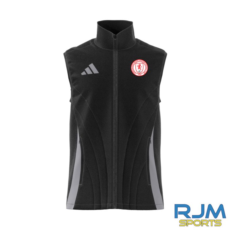 Cambusbarron Rovers FC Coaches Adidas Tiro 24 Competition Winterized Vest Black/Light Onix