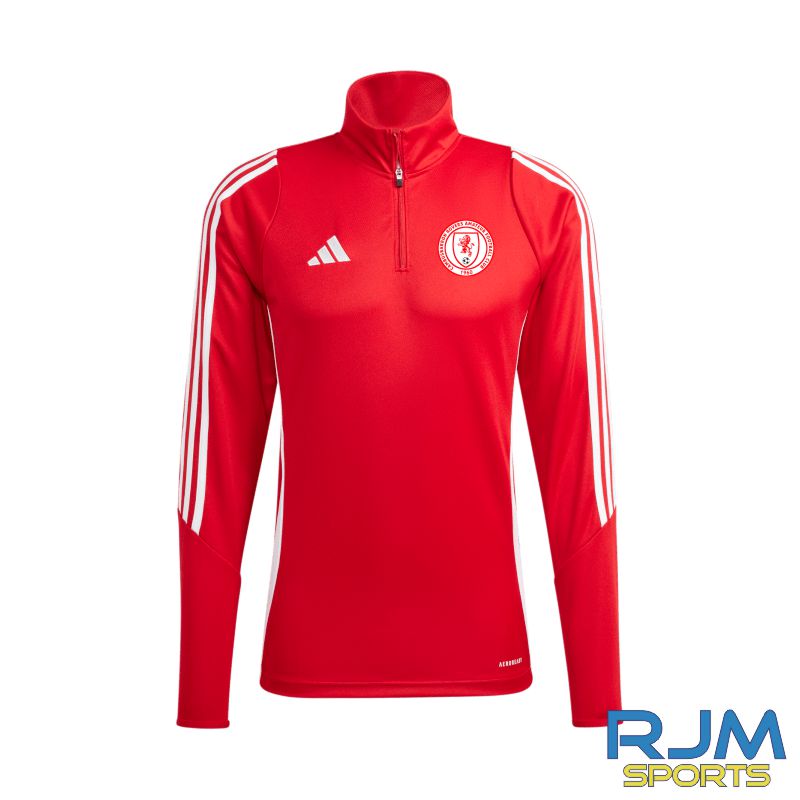 Cambusbarron Rovers FC Training Adidas Tiro 24 Training Top Red/White