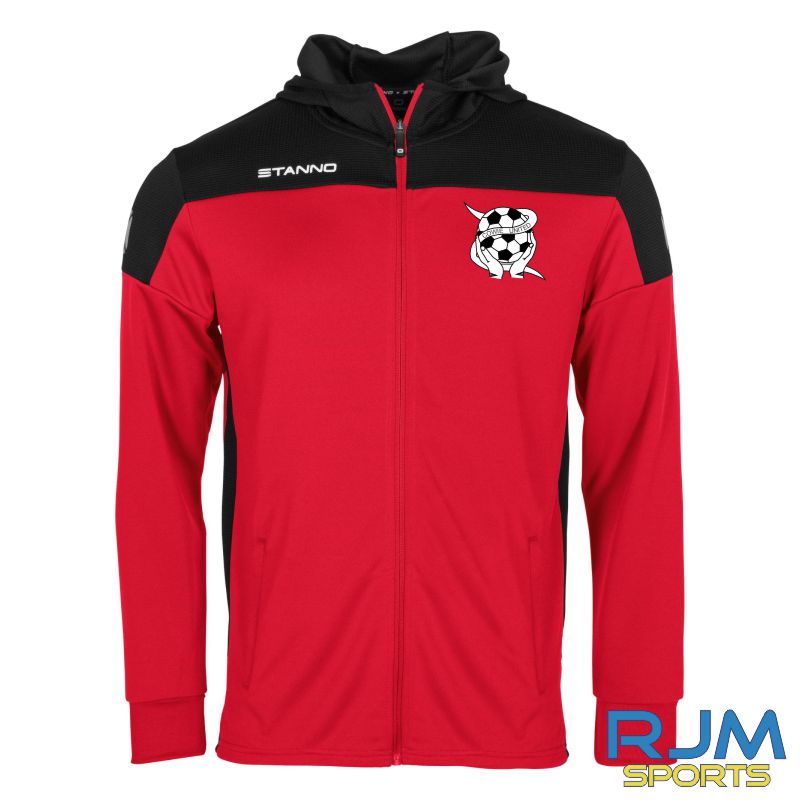 Cowie United FC Stanno Pride Hooded Sweat Jacket Red/Black