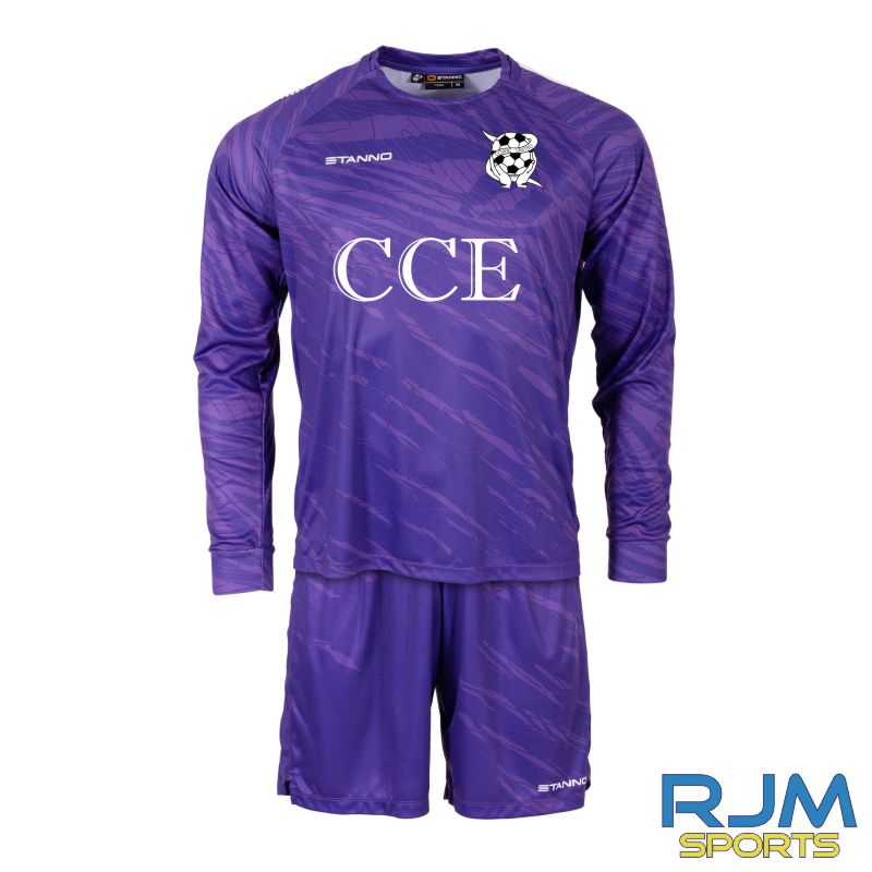 Cowie United FC Home Stanno Trick Goalkeeper Set Purple