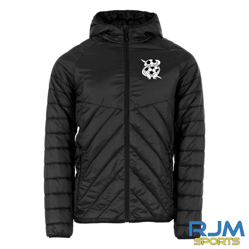 Cowie United Stanno Prime Puffer Jacket II Black