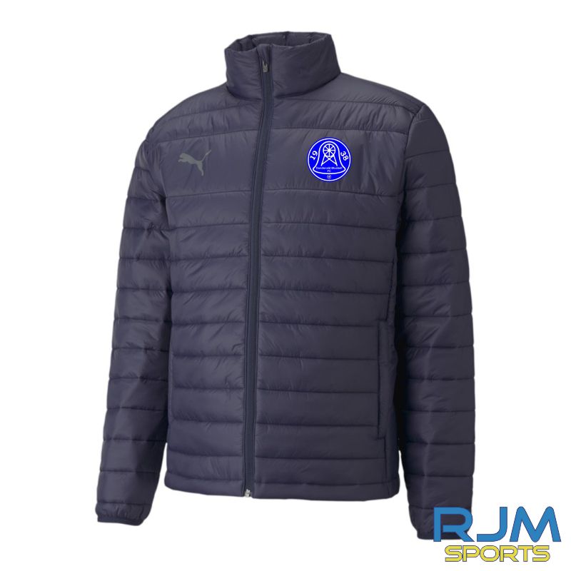 Dundonald Bluebell JFC Coaches Puma Liga Light Coaches Padded Jacket Peacoat
