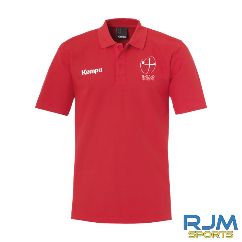 England Handball Kempa Classic Polo Shirt Red