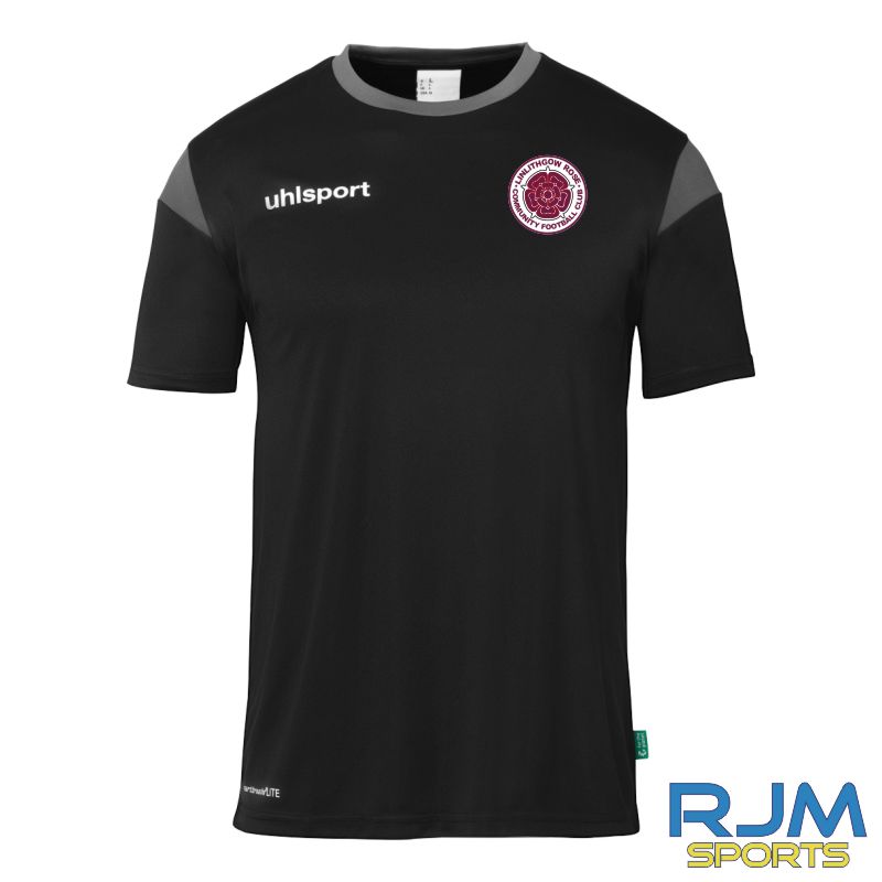 Linlithgow Rose Community Football Club Coaches Uhlsport Squad 27 Jersey Black