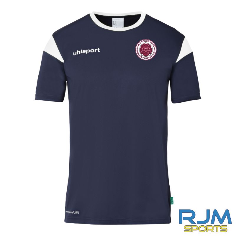 Linlithgow Rose Community Football Club Players Training Uhlsport Squad 27 Jersey Navy/White
