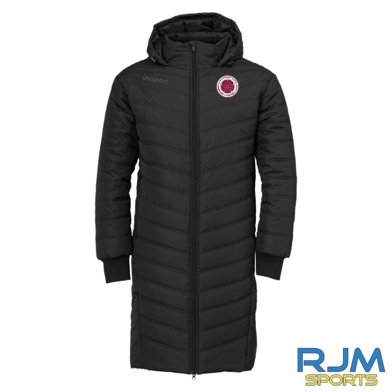 Linlithgow Rose Community Football Club Coaches Uhlsport Essential Winter Bench Jacket Black