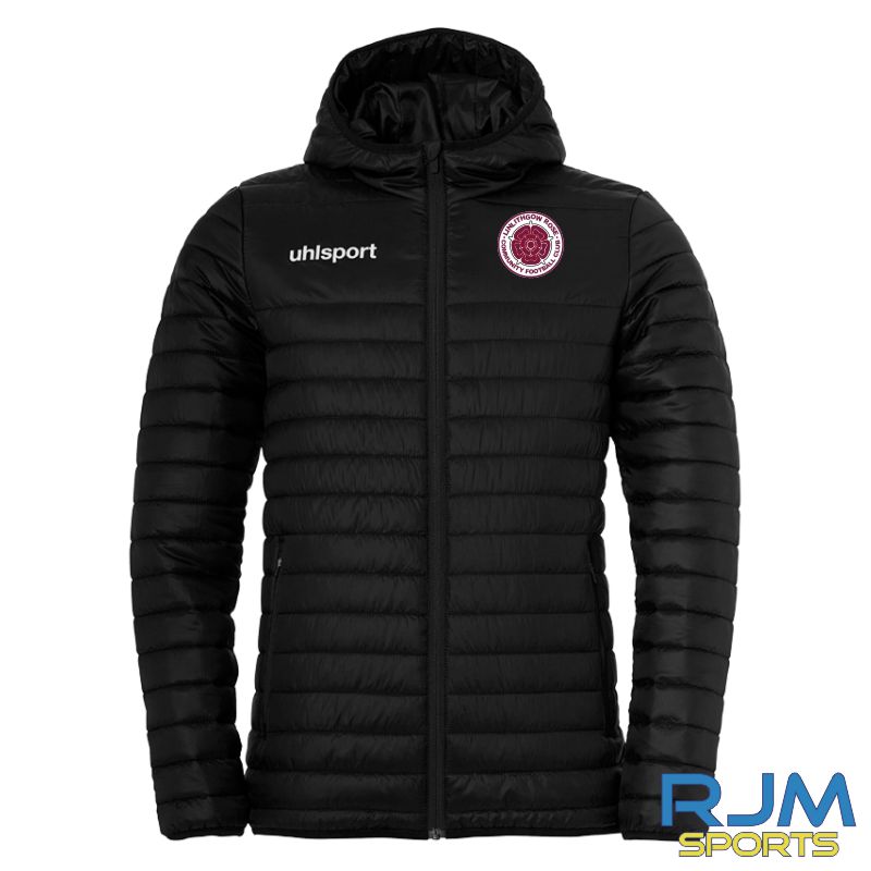 Linlithgow Rose Community Football Club Coaches Uhlsport Essential Ultra Lite Jacket Black