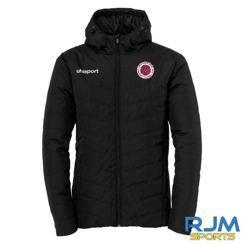 Linlithgow Rose Community Football Club Coaches Uhlsport Essential Winter Padded Jacket Black