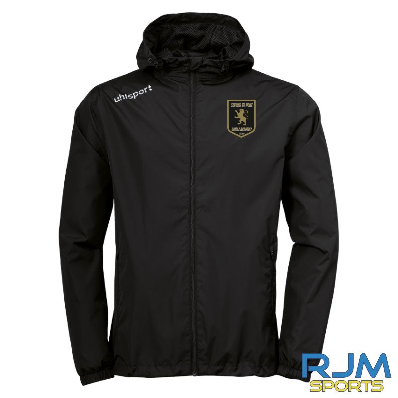 Second to None Skillz Academy Uhlsport Essential Rain Jacket Black