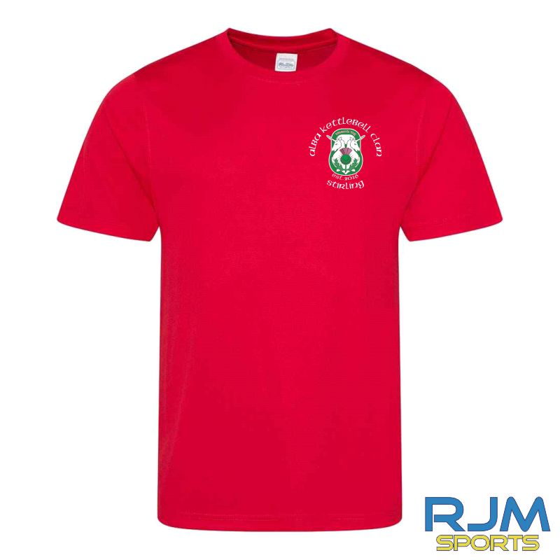 Alba Kettlebell Clan Gildan T-Shirt Red
