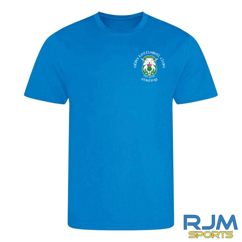 Alba Kettlebell Clan Gildan T-Shirt Saphire Blue