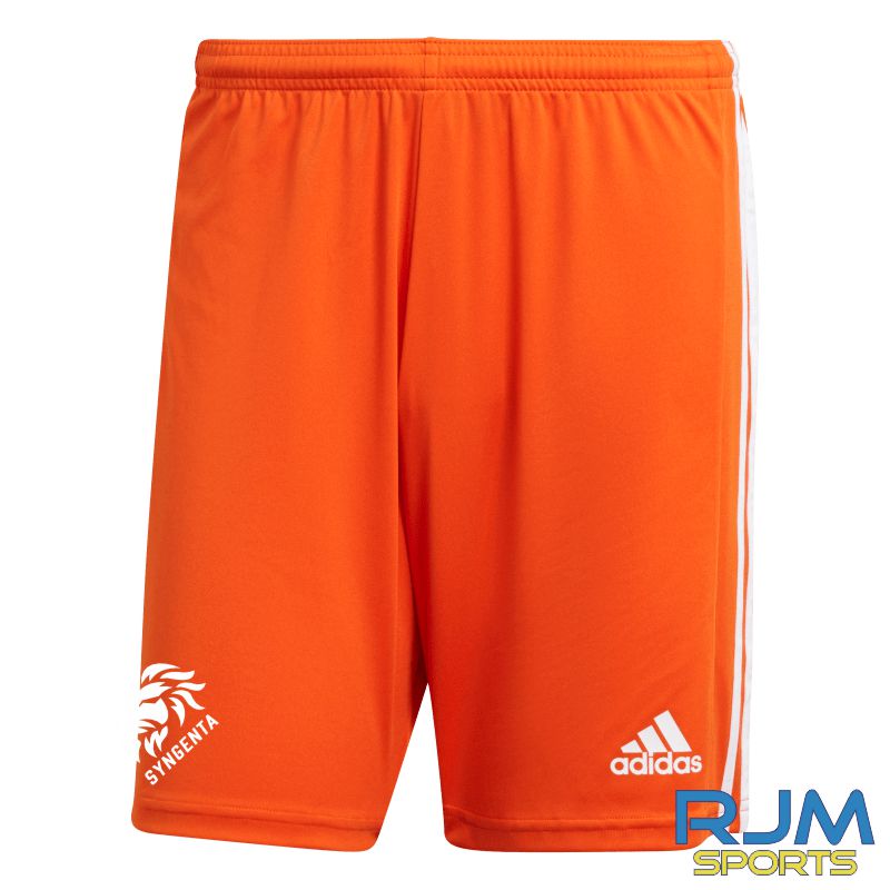 Syngenta Juveniles FC Home Adidas Squadra 21 Shorts Team Orange