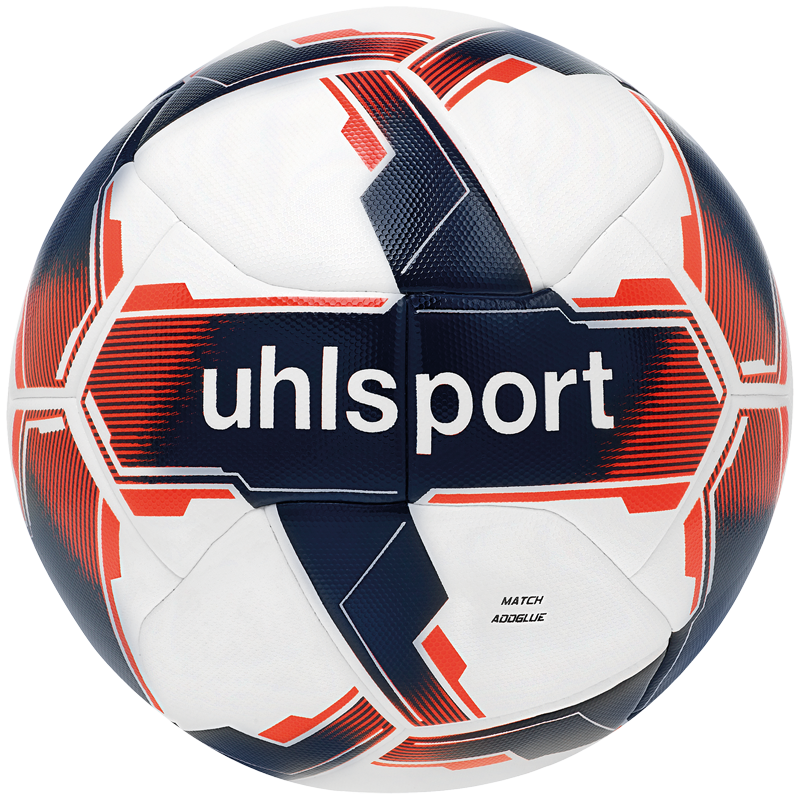 Uhlsport Match Addglue Size 5 White/Navy/Fluo Red