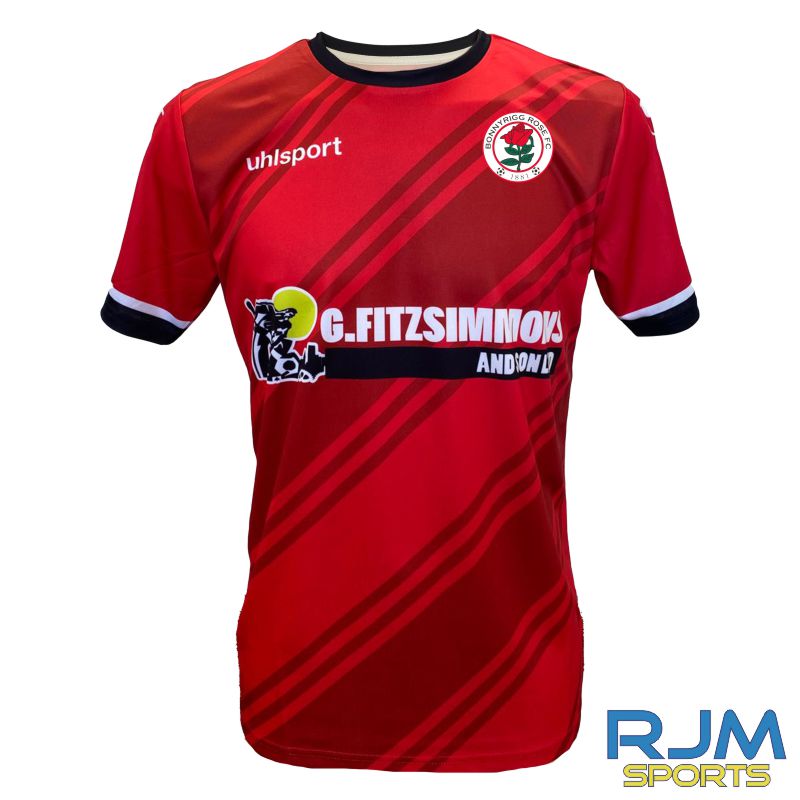 Bonnyrigg Rose FC 2024/25 Third Kit Uhlsport Shirt Red