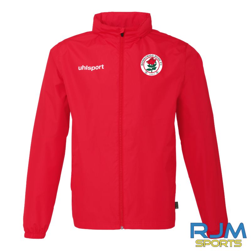 Bonnyrigg Rose FC Uhlsport Essential All Weather Jacket Red