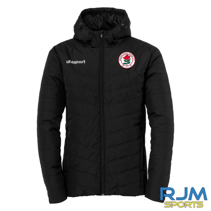 Bonnyrigg Rose FC Uhlsport Essential Winter Padded Jacket Black
