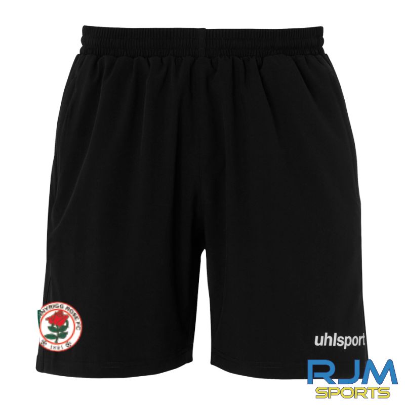 Bonnyrigg Rose FC Uhlsport Essential Evo Woven Shorts Black