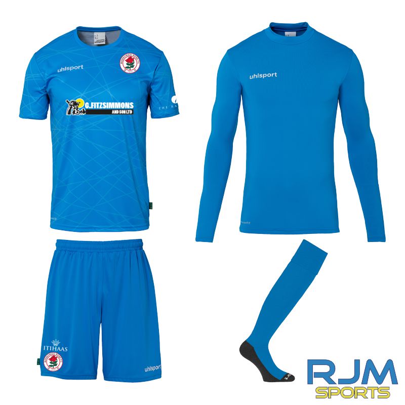 Bonnyrigg Rose FC 2024/25 Uhlsport Prediction Goalkeeper Bundle Fluo Blue