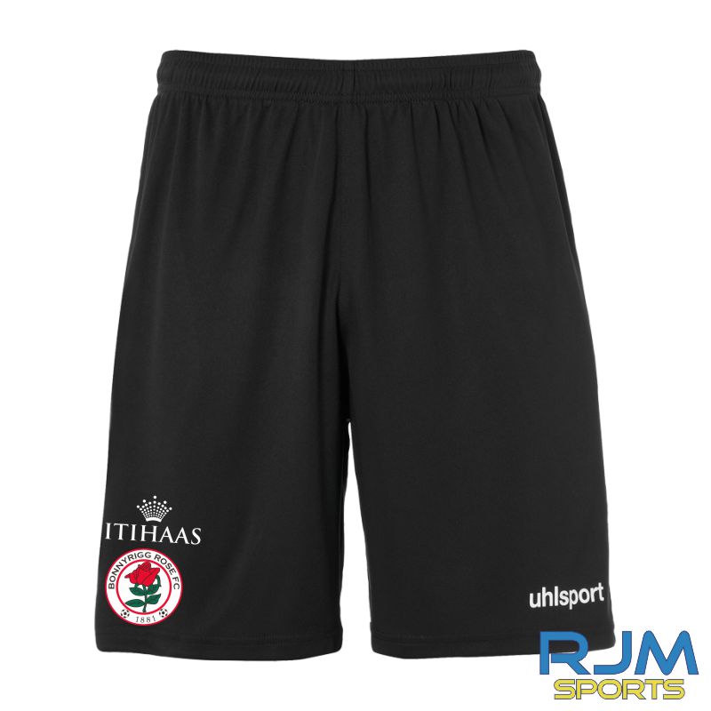 Bonnyrigg Rose FC 2024/25 Uhlsport Centre Basic Away Shorts Black