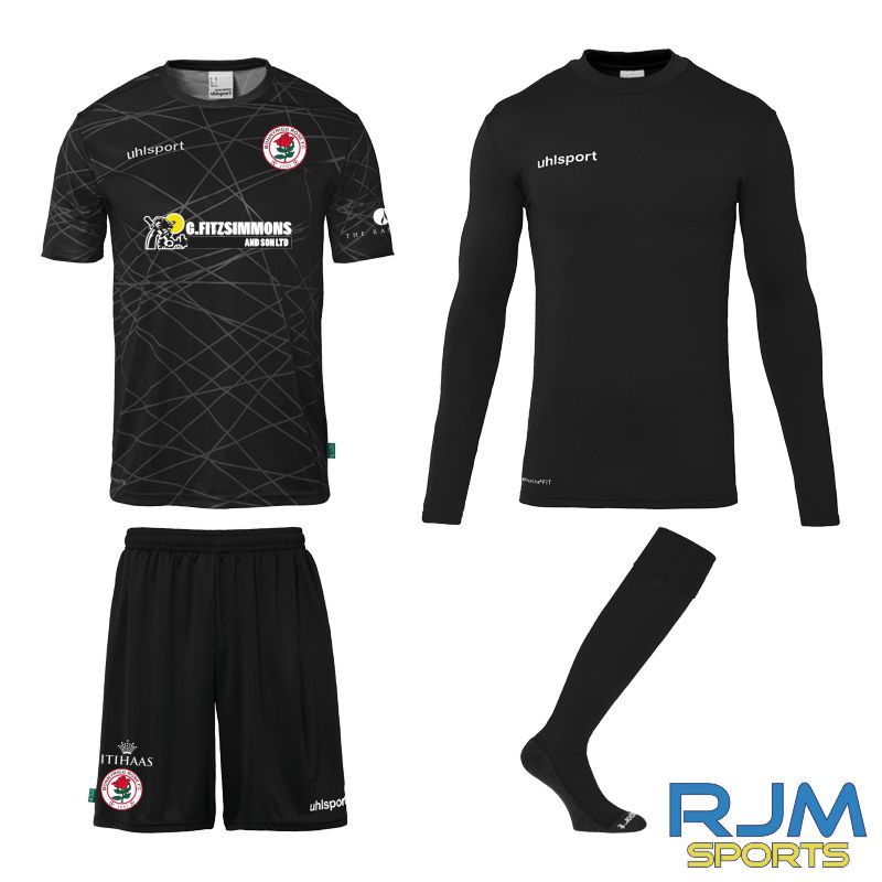 Bonnyrigg Rose FC 2024/25 Uhlsport Prediction Goalkeeper Bundle Black