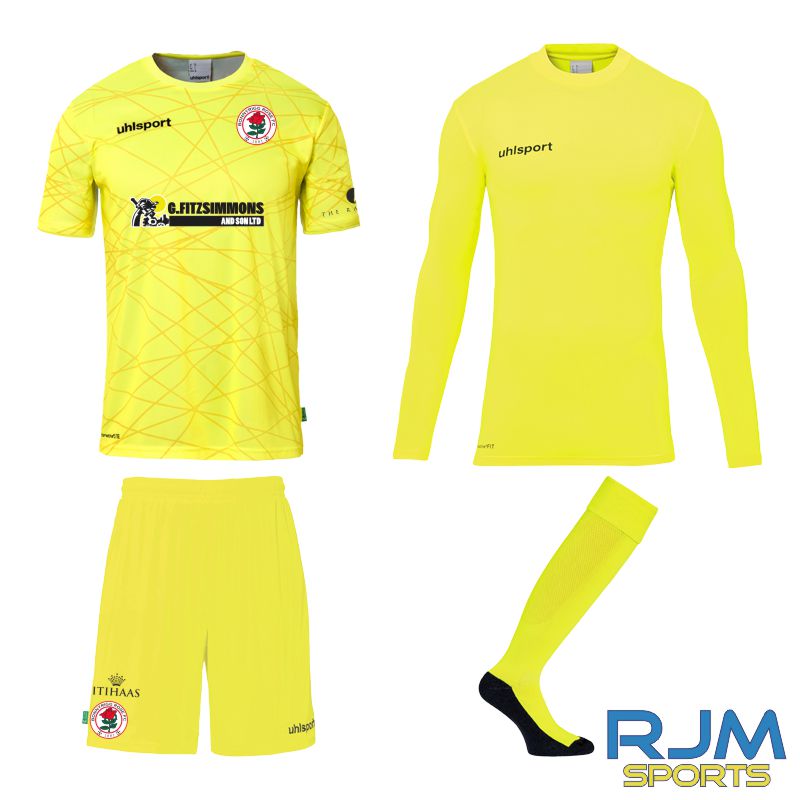 Bonnyrigg Rose FC 2024/25 Uhlsport Prediction Goalkeeper Bundle Fluo Yellow